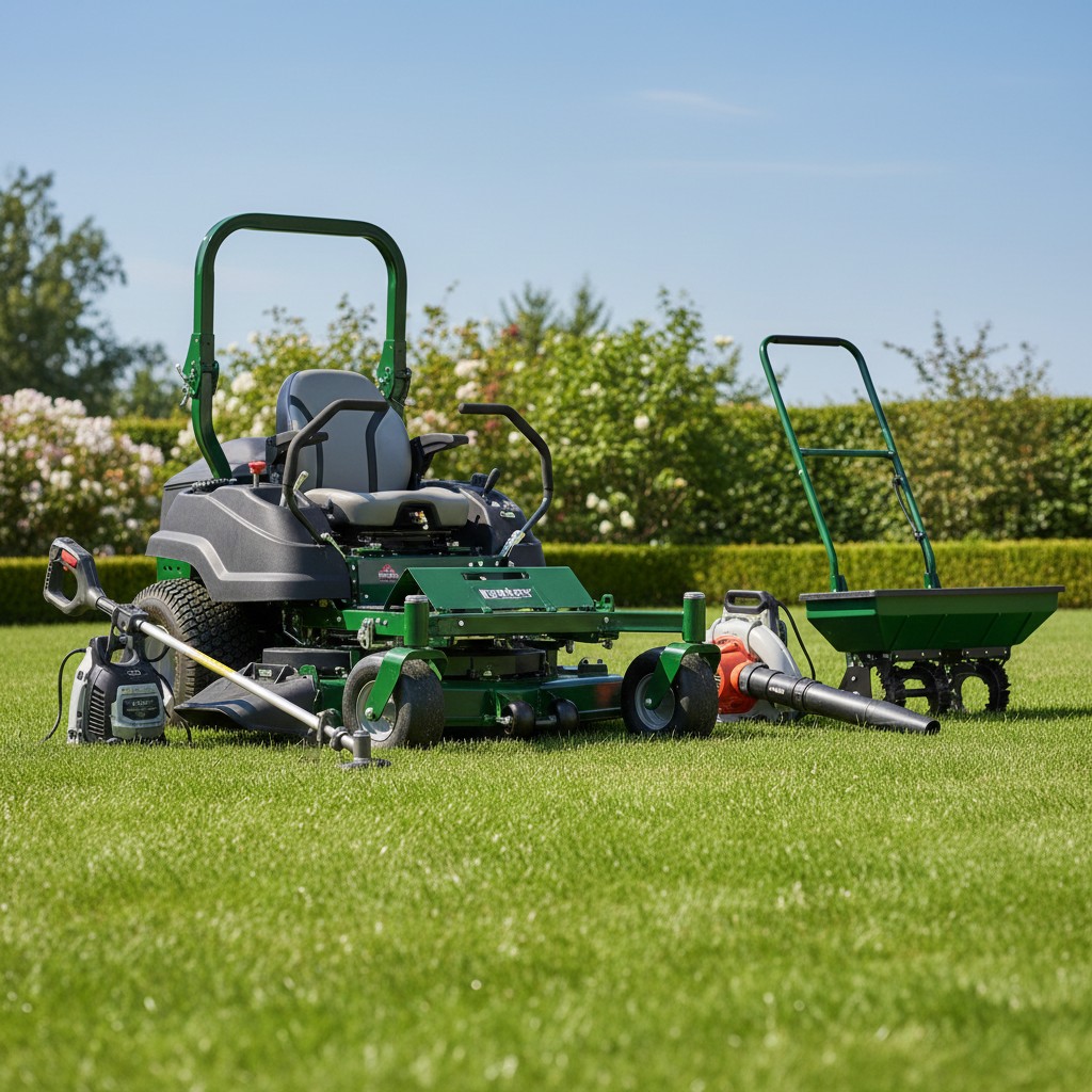 Professional lawn care equipment